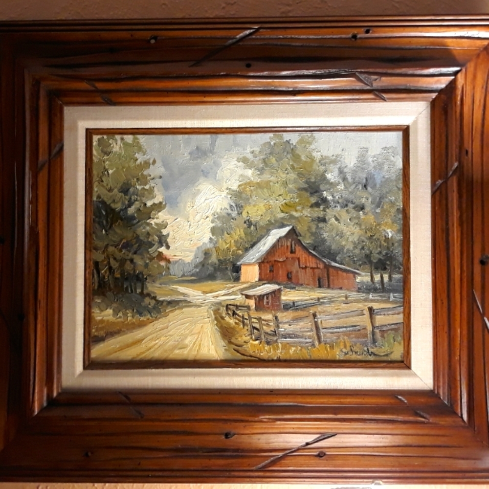 Signed original impasto oil painting